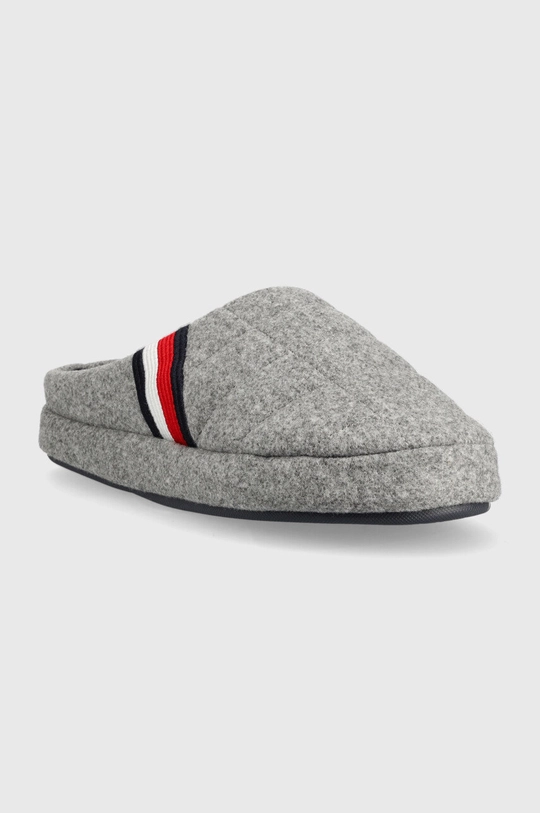 Kućne papuče Tommy Hilfiger Fm0fm04346 Corporate Hilfiger Homeslipper siva