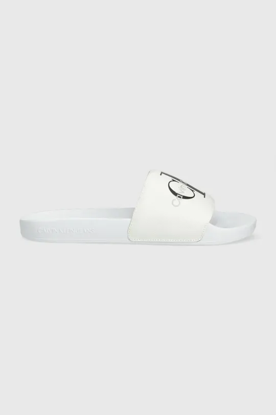 λευκό Παντόφλες Calvin Klein Jeans SLIDE MONOGRAM CO Ανδρικά