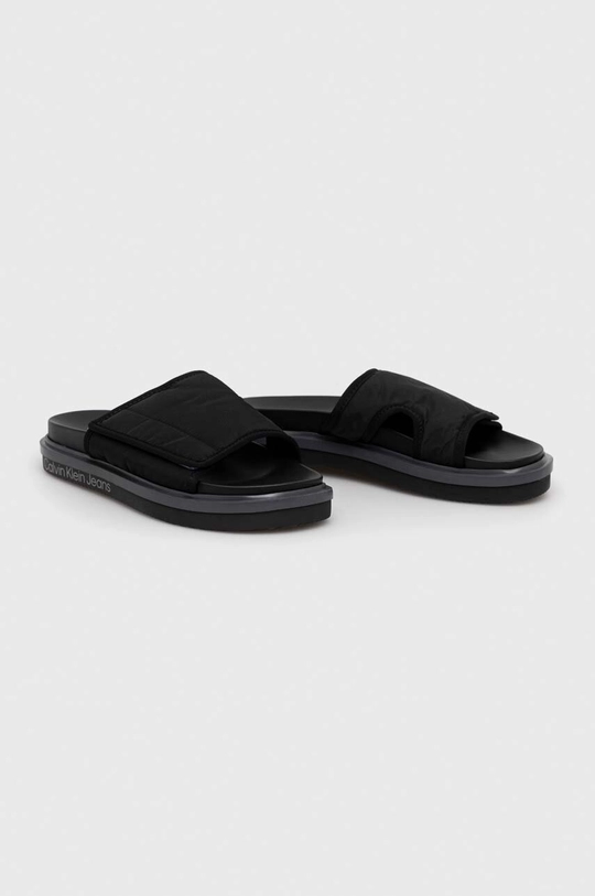 Natikači Calvin Klein Jeans SANDAL SOFTNY črna