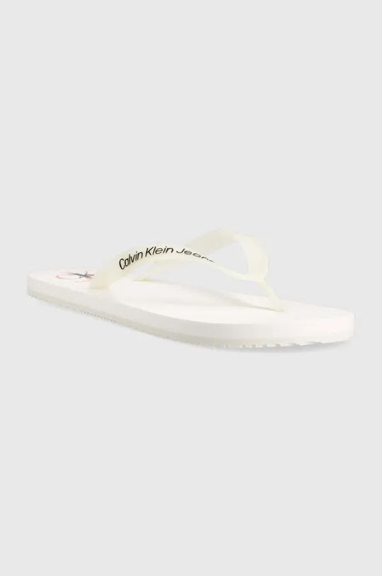 Calvin Klein Jeans flip-flop BEACH SANDAL AOP fehér