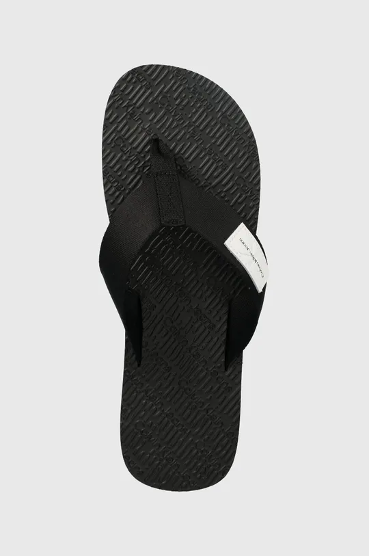 μαύρο Σαγιονάρες Calvin Klein Jeans BEACH SANDAL WOVEN PATCH