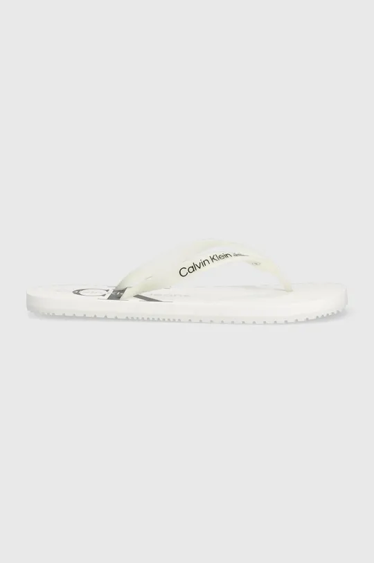 fehér Calvin Klein Jeans flip-flop BEACH SANDAL MONOGRAM TPU Férfi