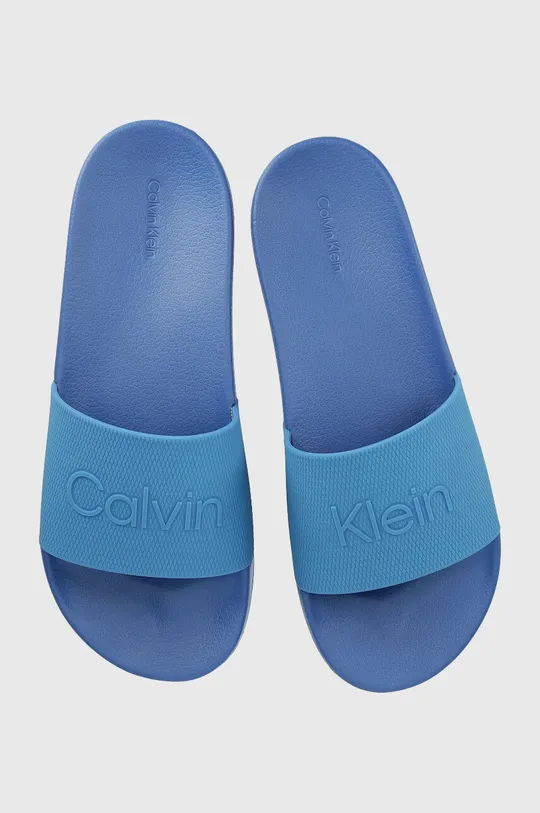 plava Natikače Calvin Klein POOL SLIDE RUBBER Muški