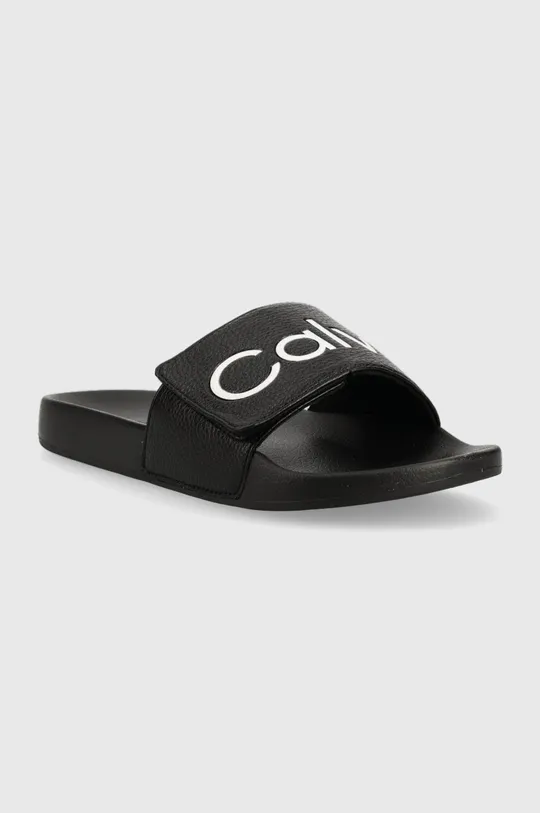 Calvin Klein papucs ADJ POOL SLIDE PU fekete