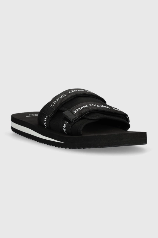 Armani Exchange papucs fekete