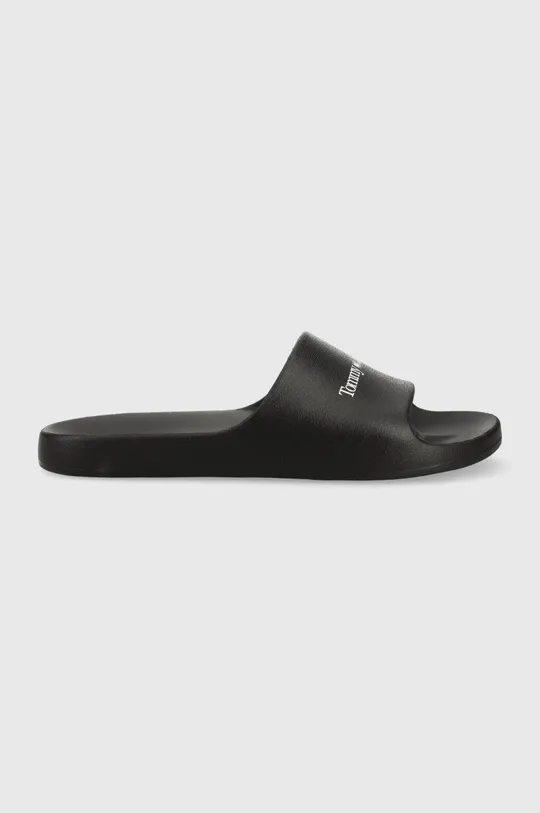 czarny Tommy Jeans klapki BASIC SLIDE Męski