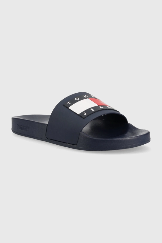 Παντόφλες Tommy Jeans POOL SLIDE ESS σκούρο μπλε