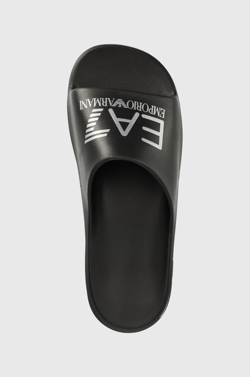 Шлепанцы EA7 Emporio Armani XBP008 XK337 N763 мужские цвет чёрный ...