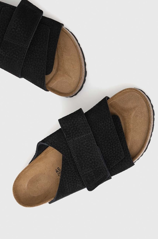 μαύρο Παντόφλες σουέτ Birkenstock KYOTO