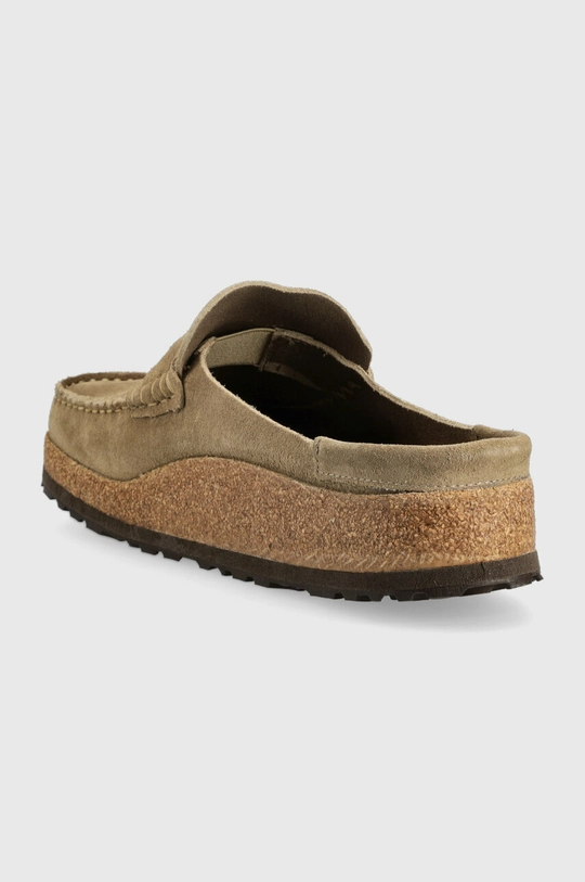 Natikači iz semiša Birkenstock NAPLES  Zunanjost: Semiš usnje Notranjost: Semiš usnje Podplat: Sintetični material