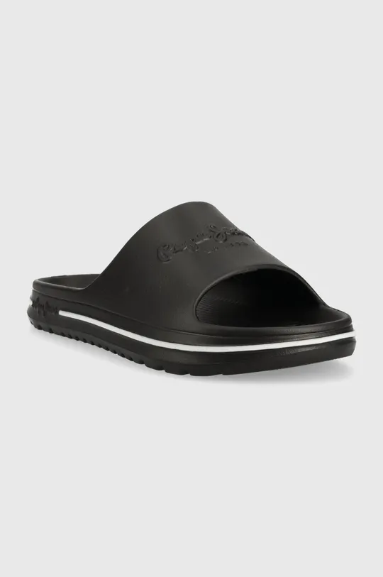 Pepe Jeans klapki BEACH SLIDE czarny