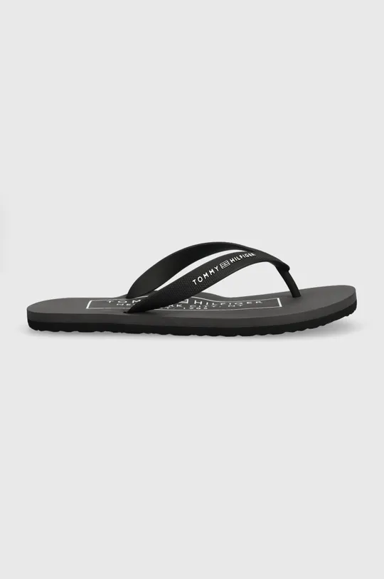 črna Japonke Tommy Hilfiger RUBBER HILFIGER BEACH SANDAL Moški