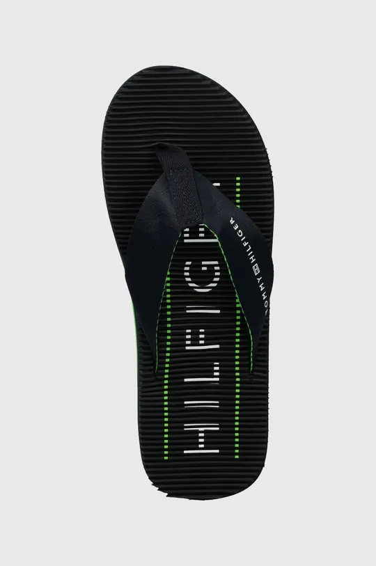 sötétkék Tommy Hilfiger flip-flop MASSAGE FOOTBED BEACH SANDAL