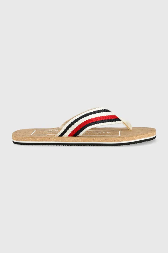 bijela Japanke Tommy Hilfiger HILFIHER CORK BEACH SANDAL Muški