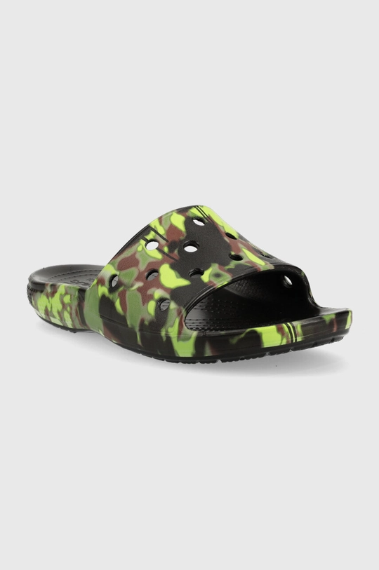 Παντόφλες Crocs Classic Spray Camo Slide πράσινο