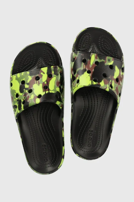 πράσινο Παντόφλες Crocs Classic Spray Camo Slide