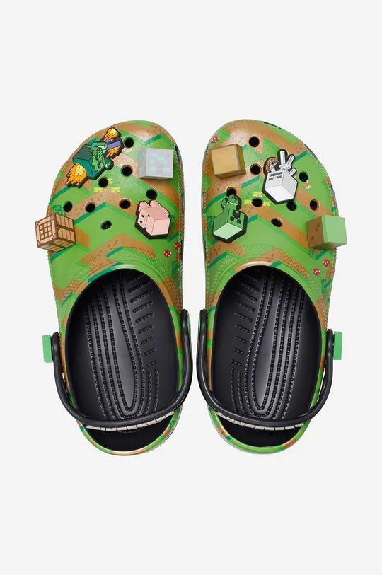 zelená Pantofle Crocs Minecraft Elevated Clog