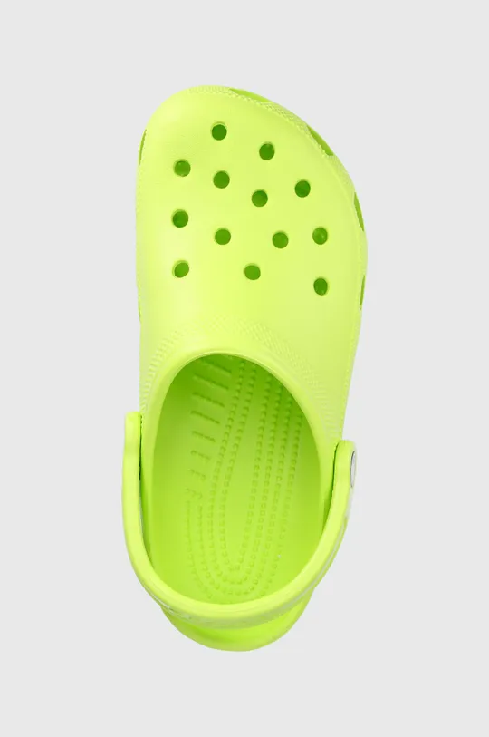 green Crocs sliders Classic
