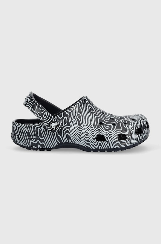 Šľapky Crocs Classic Topographic Clog 208263.4LF-4LF, tmavomodrá farba ...