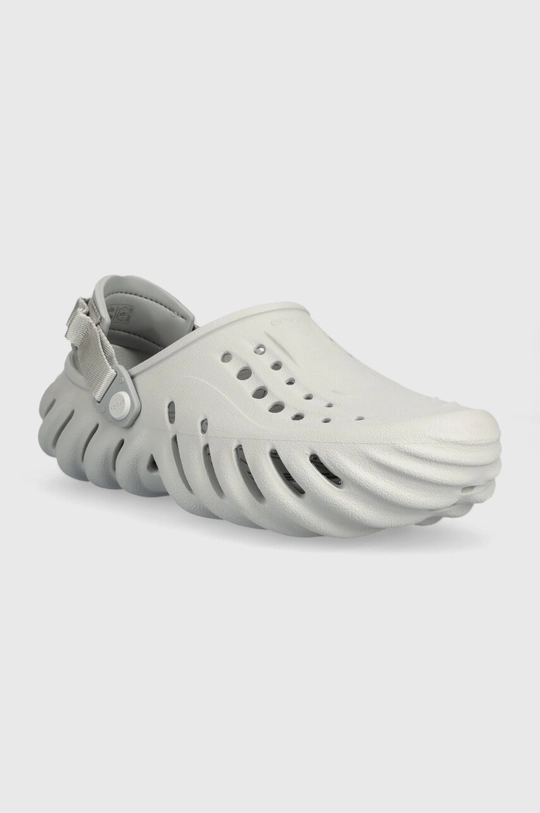 Natikače Crocs Echo Clog siva