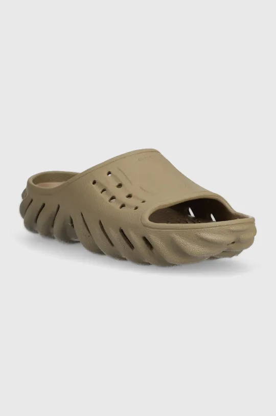 Pantofle Crocs Echo Slide hnědá