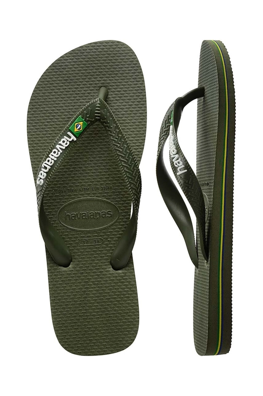 zöld Havaianas flip-flop BRASIL LOGO