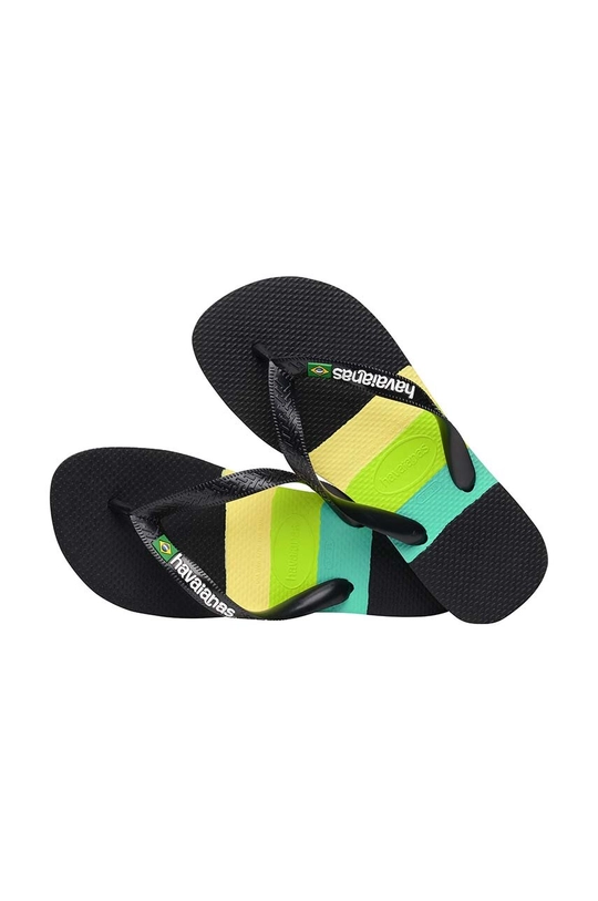 fekete Havaianas flip-flop BRASIL TECH