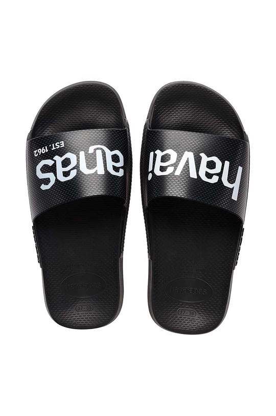 čierna Šľapky Havaianas SLIDE CLASSIC LOGOMANIA Unisex