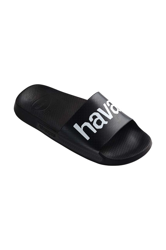 Шльопанці Havaianas SLIDE CLASSIC LOGOMANIA чорний