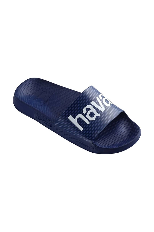 Шльопанці Havaianas SLIDE CLASSIC LOGOMANIA темно-синій