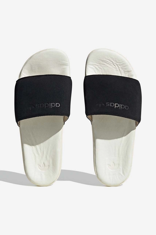 crna Natikače od brušene kože adidas Originals Adilette