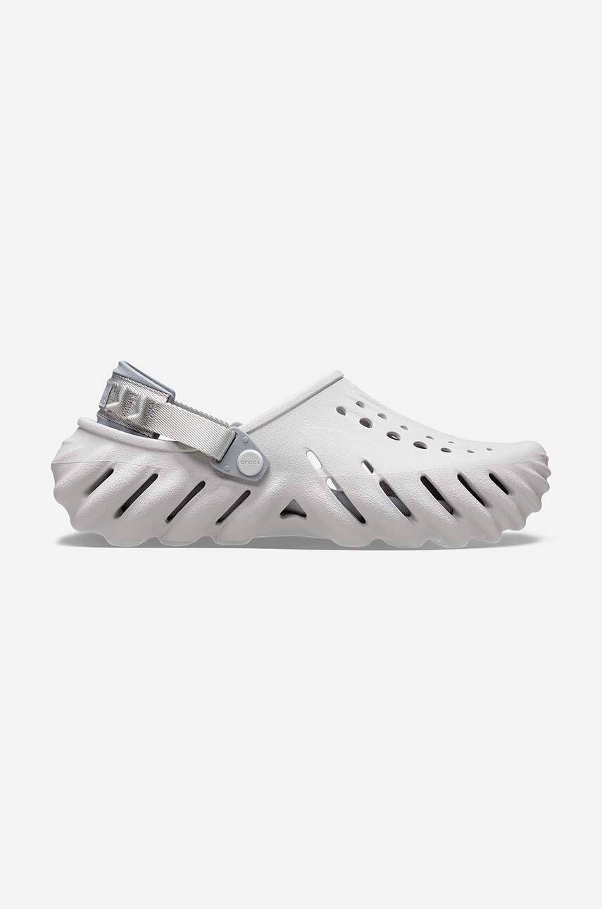 beżowy Crocs klapki x Echo Clog 207937 Unisex