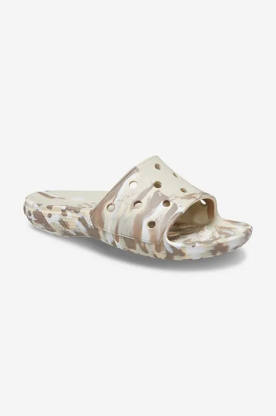 béžová Pantofle Crocs Classic Marbled 206879