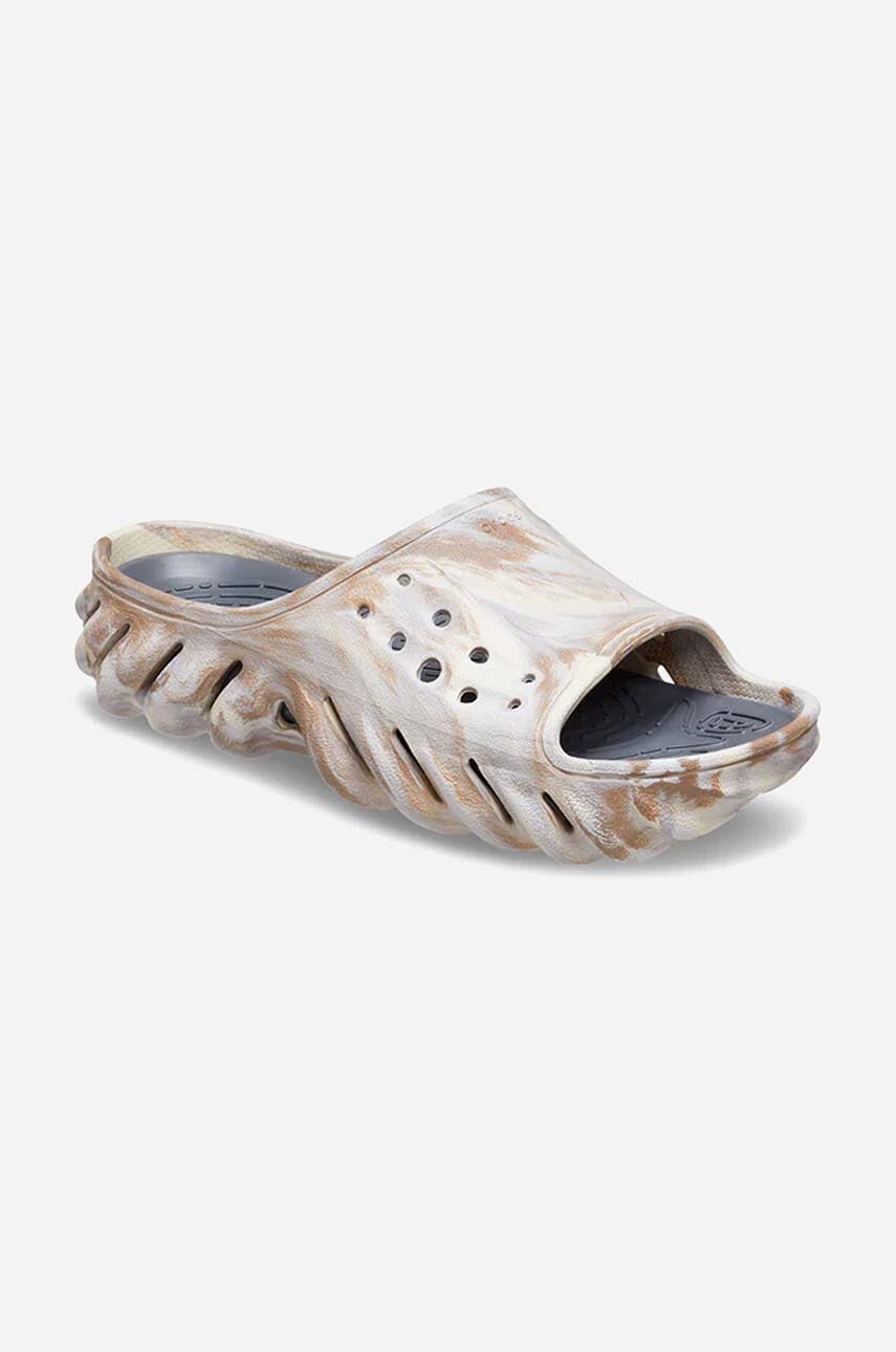 Παντόφλες Crocs Echo Marbled μπεζ