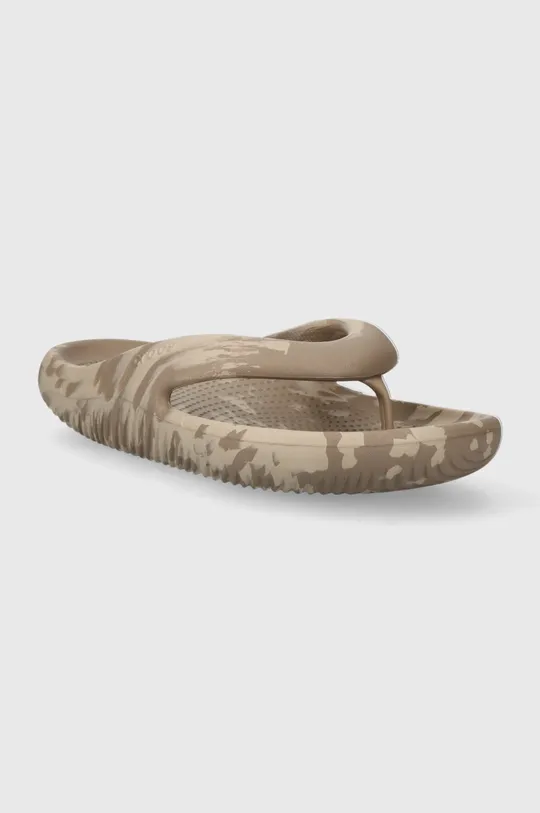Crocs flip flops beige