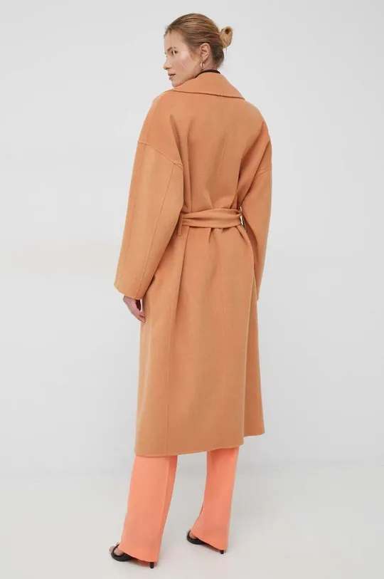 Vlnený kabát Calvin Klein  100 % Vlna
