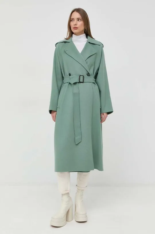 πράσινο Μάλλινο παλτό Weekend Max Mara Γυναικεία