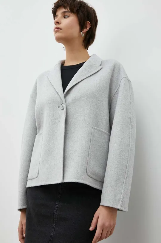 сірий Вовняна куртка American Vintage Жіночий