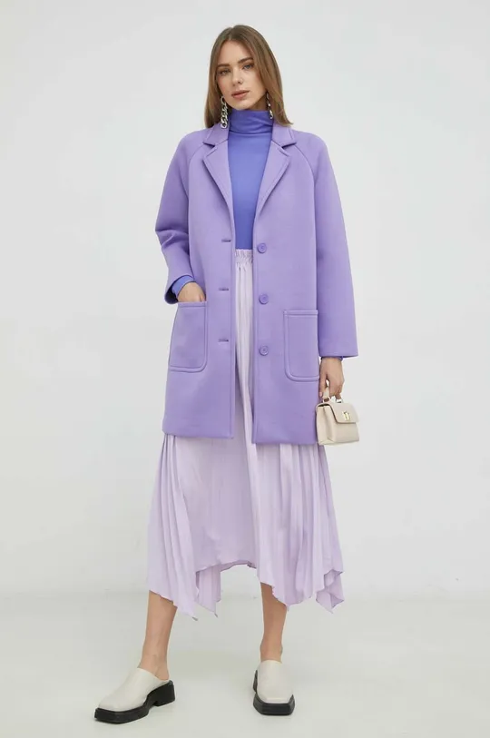 Пальто MAX&Co. фіолетовий
