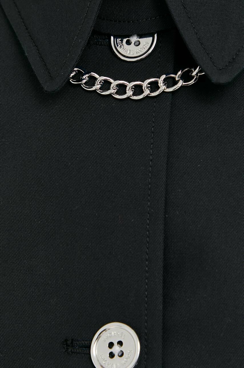 MICHAEL Michael Kors płaszcz damski kolor czarny przejściowy | Answear.com