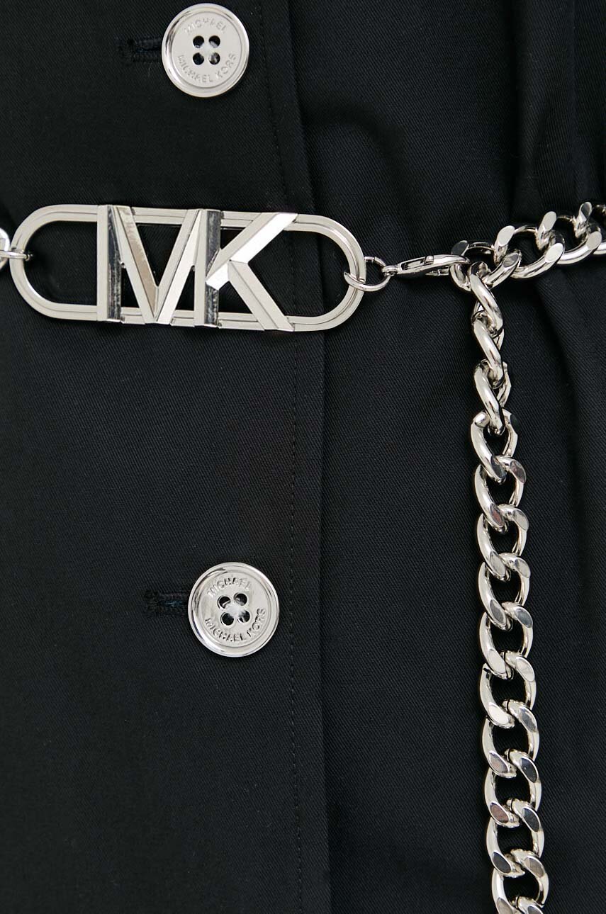MICHAEL Michael Kors płaszcz damski kolor czarny przejściowy | Answear.com