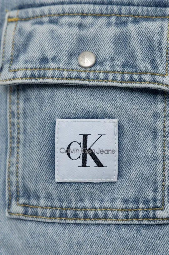 Παιδικό τζιν μπουφάν Calvin Klein Jeans  Κύριο υλικό: 100% Βαμβάκι Φόδρα: 100% Πολυεστέρας