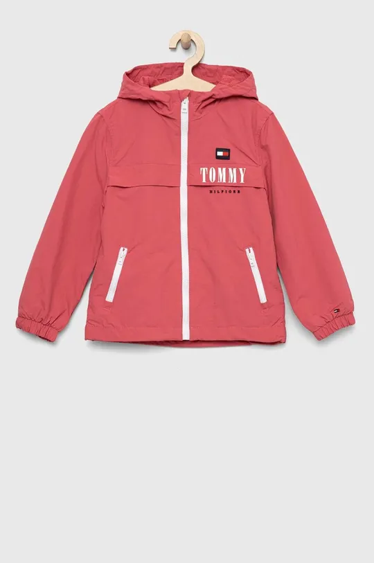 roza Otroška jakna Tommy Hilfiger Fantovski
