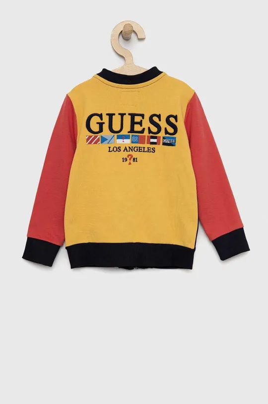 Παιδική βαμβακερή μπλούζα Guess πολύχρωμο