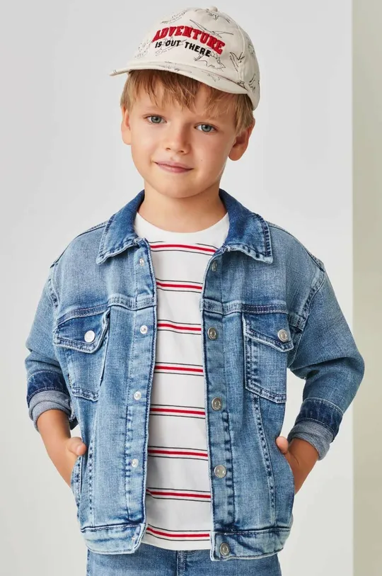 блакитний Дитяча джинсова куртка Mayoral Для хлопчиків
