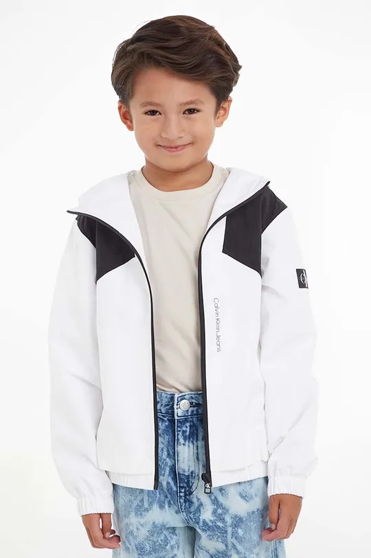 λευκό Παιδικό μπουφάν Calvin Klein Jeans Για αγόρια