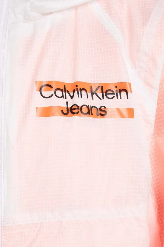 oranžová Detská bunda Calvin Klein Jeans