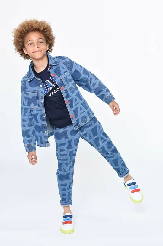 siva Dječja traper jakna Marc Jacobs Za dječake