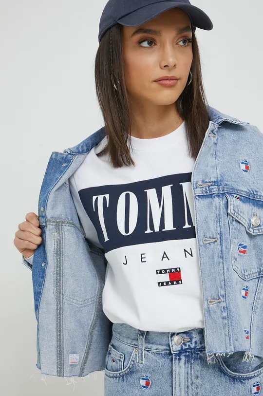 Rifľová bunda Tommy Jeans