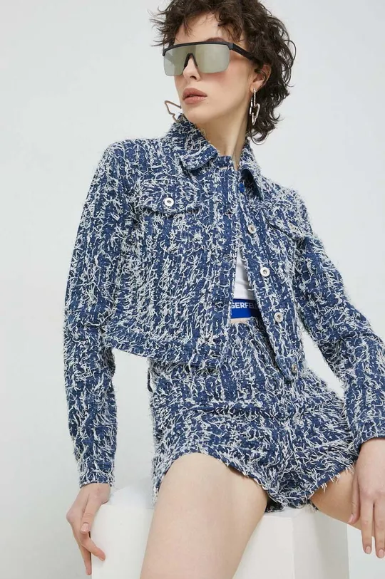 σκούρο μπλε Τζιν μπουφάν Karl Lagerfeld Jeans Γυναικεία